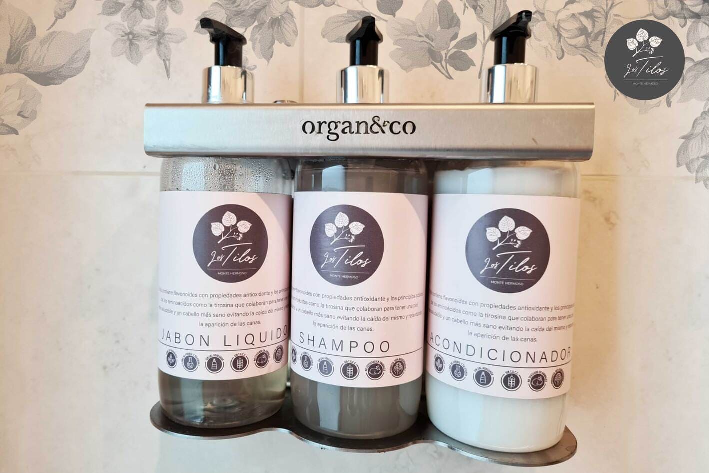 dispensers del baño los tilos